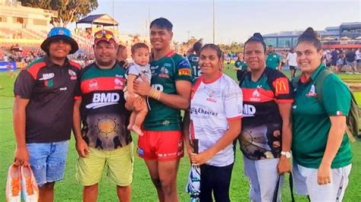
NRL Full Back Selwyn Cobbo Credits His Loving Parents Kaylene Blair And Shamus Cobbo For His Success 