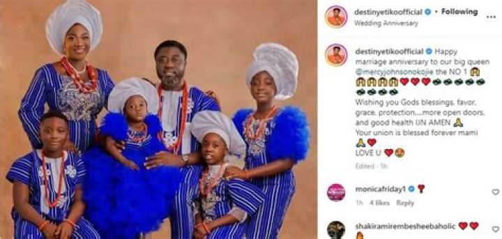 
Regina Daniels, Destiny Etiko join Mercy Johnson to celebrate her 11th wedding anniversary 